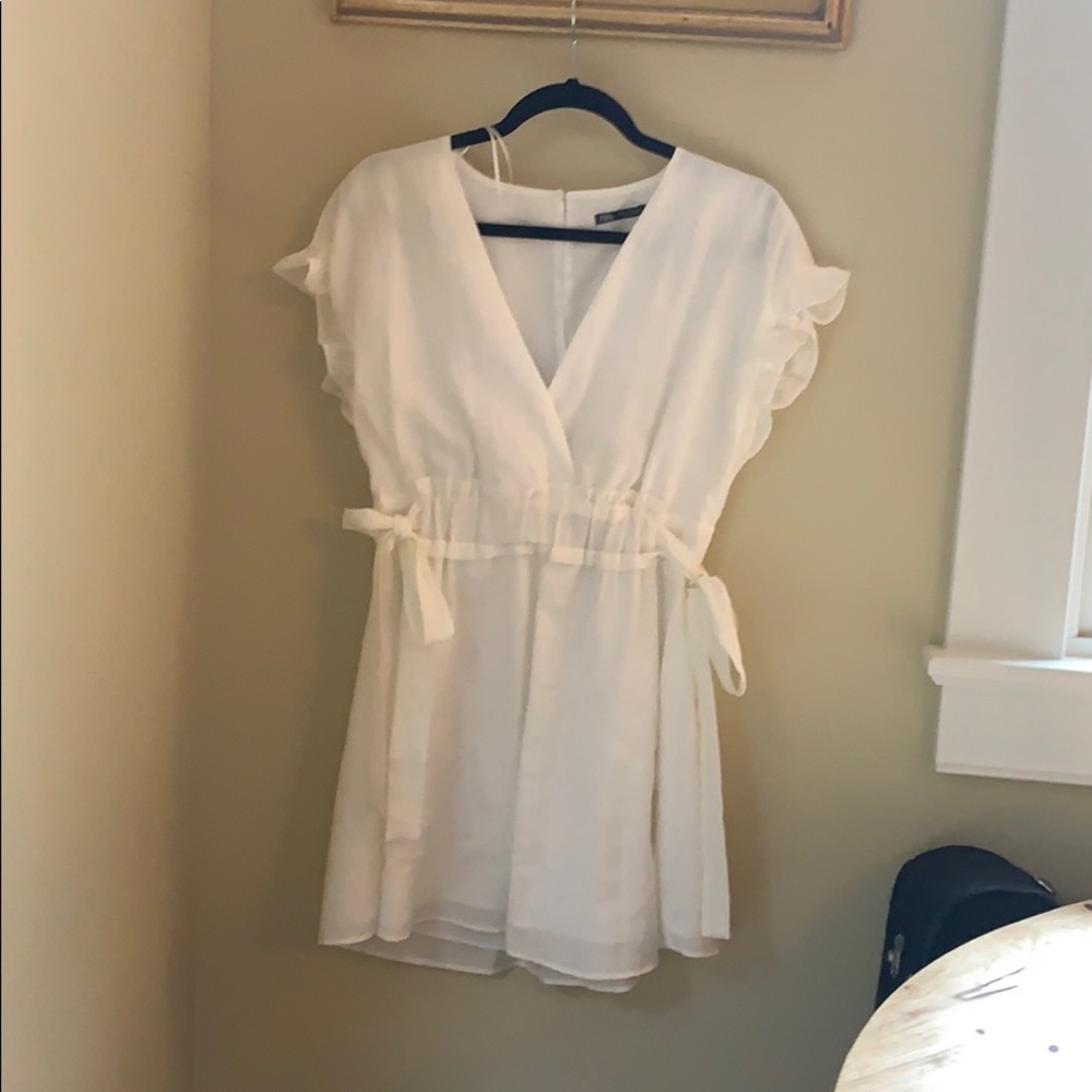 Zara White Dress